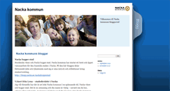 Desktop Screenshot of blogg.nacka.se